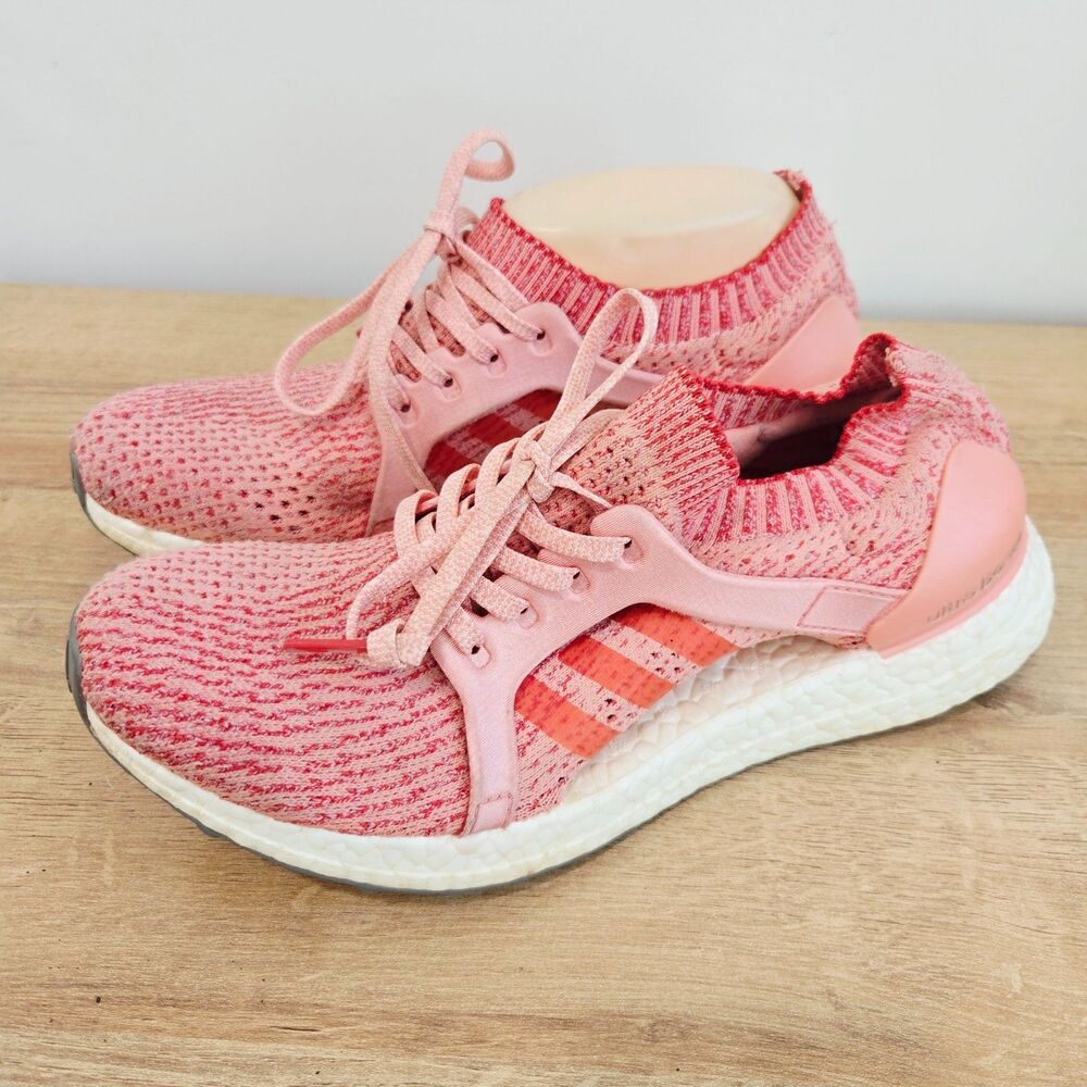 Adidas UltraBOOST X Running Shoes Womens Size 9 BB3436 Athletic Sneakers Pink